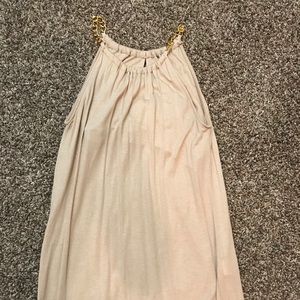 Gold Chain Accent Top